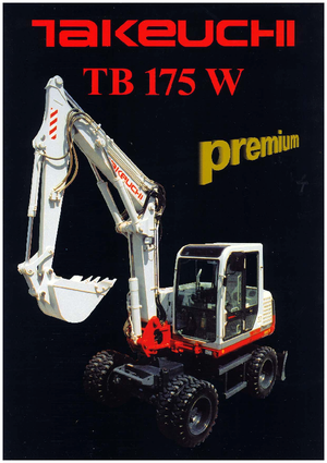 Rupsgraafmachines Takeuchi TB 175