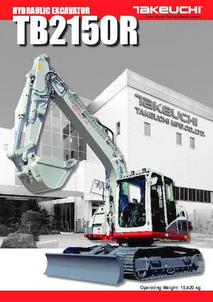 Rupsgraafmachines Takeuchi TB 2150 R