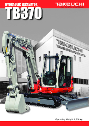 Rupsgraafmachines Takeuchi TB 370