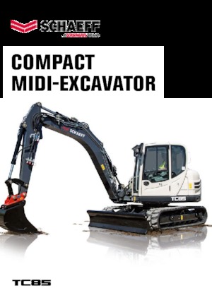 Rupsgraafmachines Schaeff TC 85