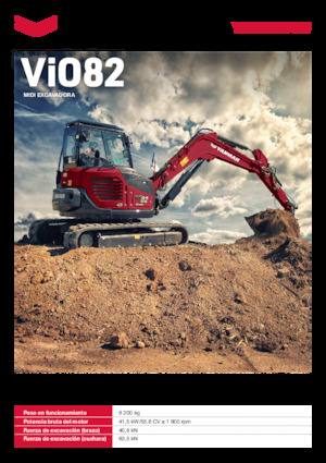 Rupsgraafmachines Yanmar ViO82