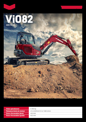 Rupsgraafmachines Yanmar ViO82