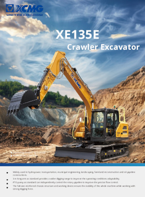 Rupsgraafmachines XCMG XE135E