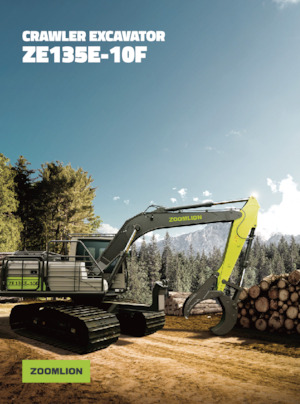 Rupsgraafmachines Zoomlion ZE135E-10F