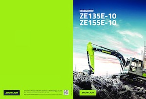 Rupsgraafmachines Zoomlion ZE155E-10