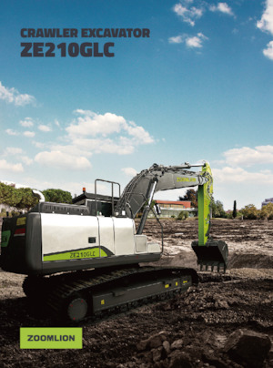 Rupsgraafmachines Zoomlion ZE210GLC