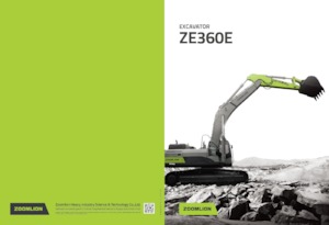 Rupsgraafmachines Zoomlion ZE360E