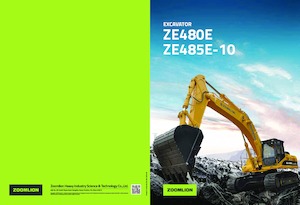 Rupsgraafmachines Zoomlion ZE480E