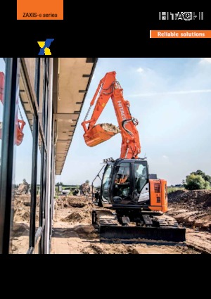 Rupsgraafmachines Hitachi ZX135US-6