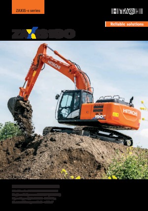 Rupsgraafmachines Hitachi ZX190LC-6