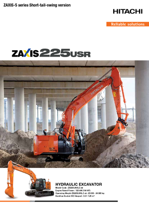 Rupsgraafmachines Hitachi ZX 225 USRLC-5