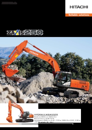 Rupsgraafmachines Hitachi ZX 250 LC-5