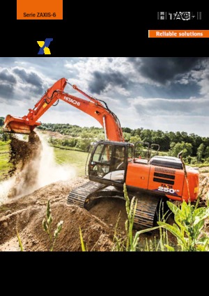 Rupsgraafmachines Hitachi ZX250LCN-6