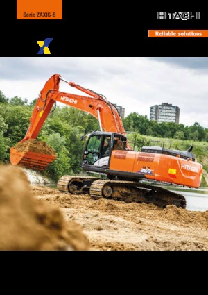 Rupsgraafmachines Hitachi ZX350LC-6