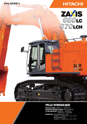 Rupsgraafmachines Hitachi ZX 670 LCH-3