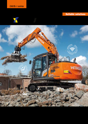 Rupsgraafmachines Hitachi ZX135US-7