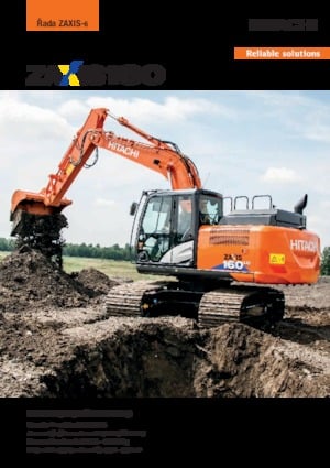 Rupsgraafmachines Hitachi ZX160LC-6