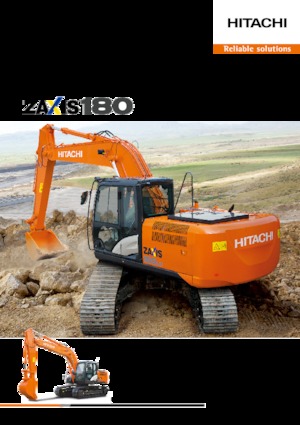 Rupsgraafmachines Hitachi ZX180LCN-5G