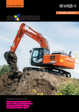 Rupsgraafmachines Hitachi ZX190LC-6
