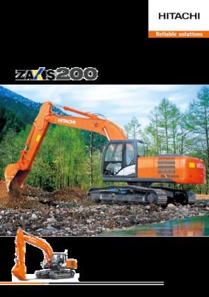 Rupsgraafmachines Hitachi ZX200LC-5G