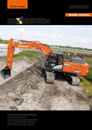Rupsgraafmachines Hitachi ZX210X-6
