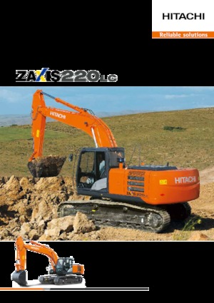 Rupsgraafmachines Hitachi ZX220LC-GI