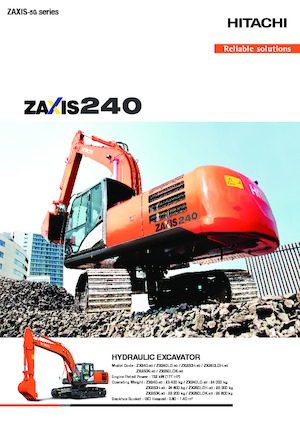 Rupsgraafmachines Hitachi ZX250LCH-5G