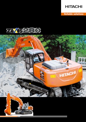 Rupsgraafmachines Hitachi ZX280-5G