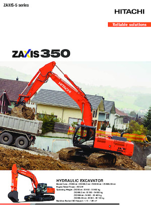 Rupsgraafmachines Hitachi ZX360