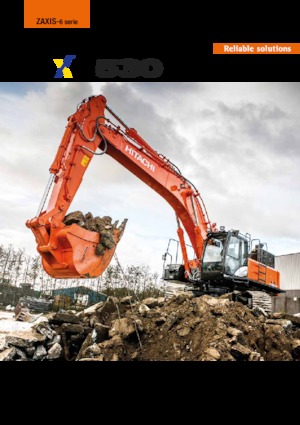 Rupsgraafmachines Hitachi ZX530LCH-6
