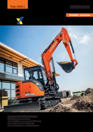 Rupsgraafmachines Hitachi ZX65USB-5A