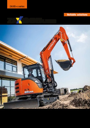 Rupsgraafmachines Hitachi ZX65USB-6