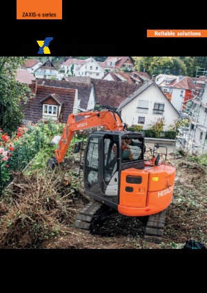 Rupsgraafmachines Hitachi ZX85US-6