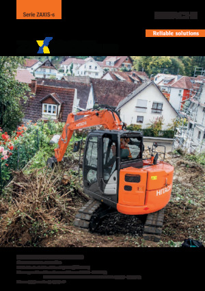 Rupsgraafmachines Hitachi ZX85US-6