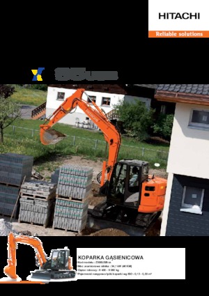 Rupsgraafmachines Hitachi ZX85USB-5A