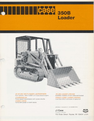 Rupsladers Case 350B 