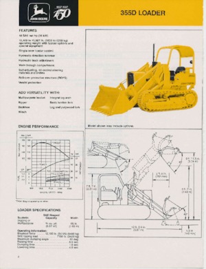 Rupsladers John Deere Construction 355 D