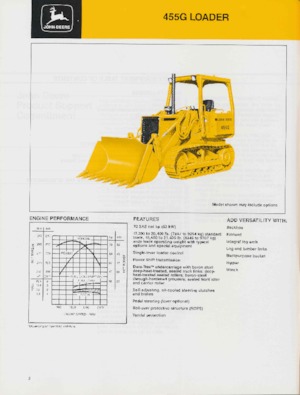 Rupsladers John Deere Construction 455 G