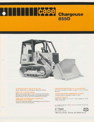 Rupsladers Case 855 D 