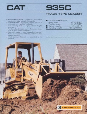 Rupsladers Caterpillar 935C