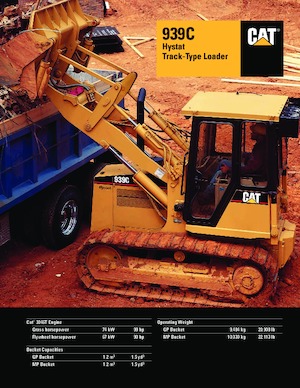 Rupsladers Caterpillar 939C