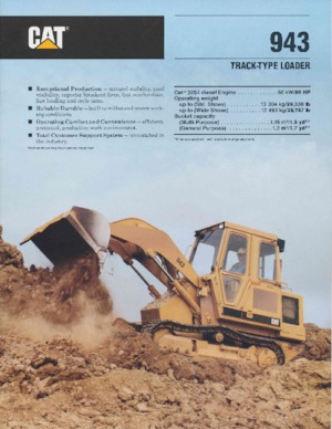 Rupsladers Caterpillar 943