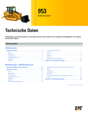 Rupsladers Caterpillar 953