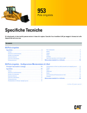 Rupsladers Caterpillar 953