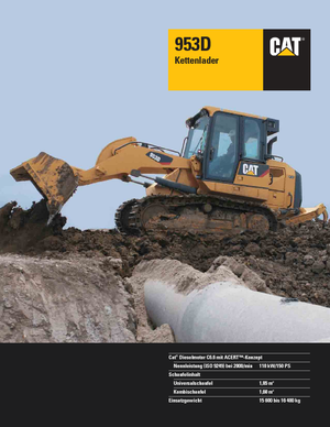 Rupsladers Caterpillar 953D