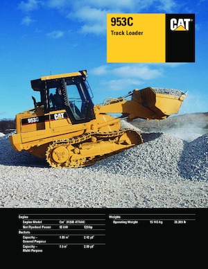 Rupsladers Caterpillar 953C