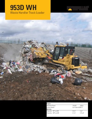 Rupsladers Caterpillar 953D-WH