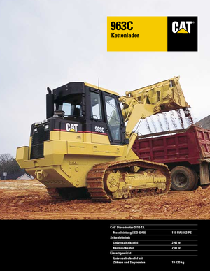 Rupsladers Caterpillar 963 C