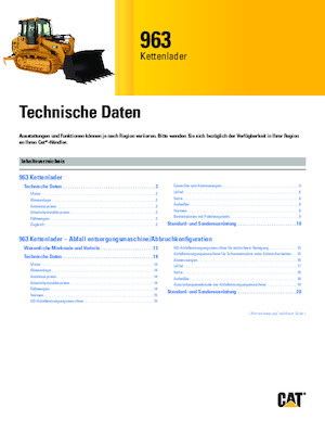 Rupsladers Caterpillar 963