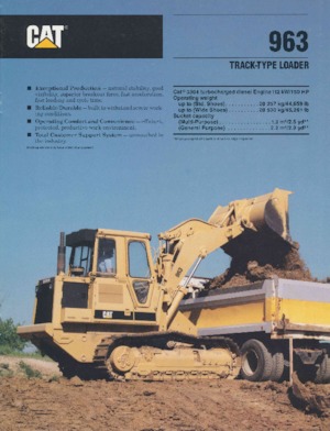 Rupsladers Caterpillar 963
